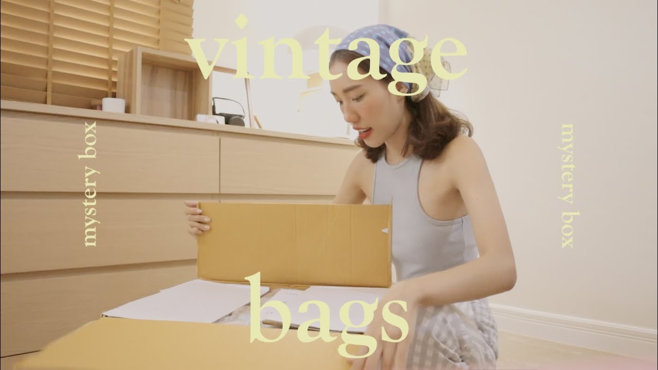 Shopping Haul ♡ Ep.06 เปิดกล่องสุ่มกระเป๋า vintage กัน! l jjjiina