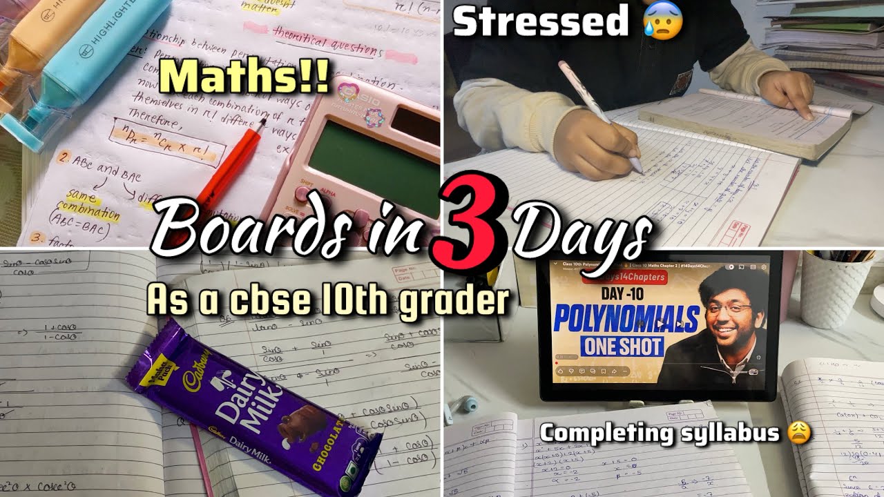 PREPARING FOR MATHS BOARD EXAM AS A CBSE 10th grader