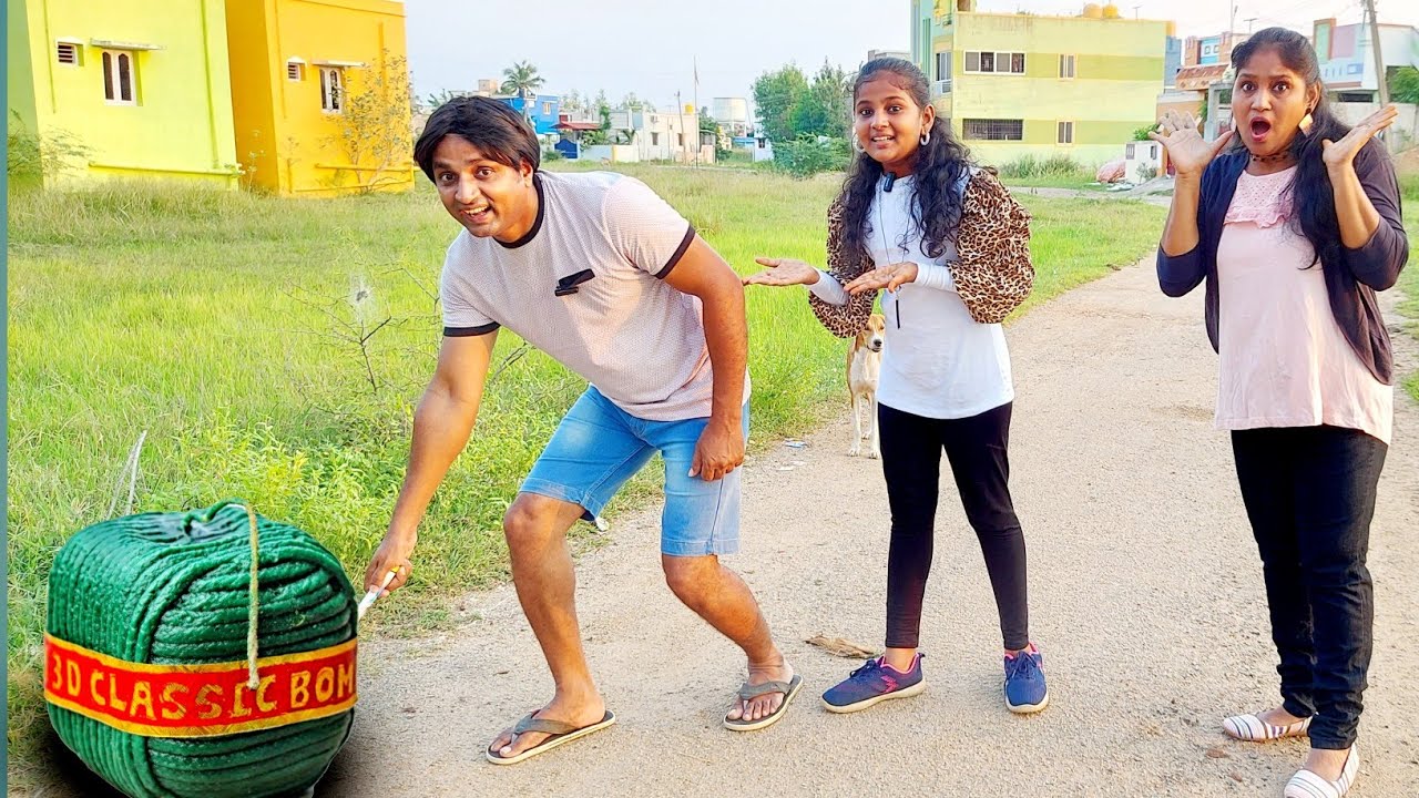 பட்டாசு வெடிக்கலாமா  | comedy video | funny video | Prabhu Sarala lifestyle