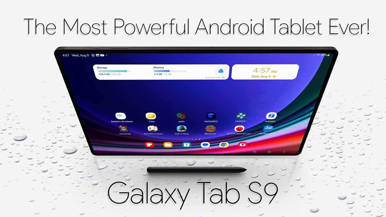 Совершенно новый Galaxy Tab S9 — самый мощный Android-планшет в истории! Обзор