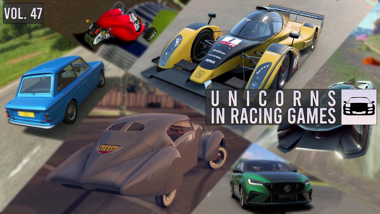 20 Cars You RARELY See in Games - Unicorns in Racing Games (Volume 47)