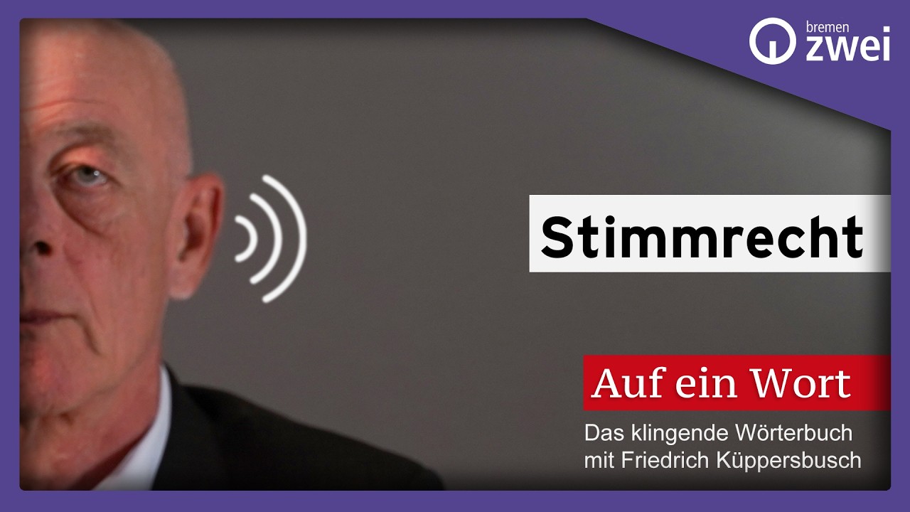 Stimmrecht &ndash; Das Wort der Woche