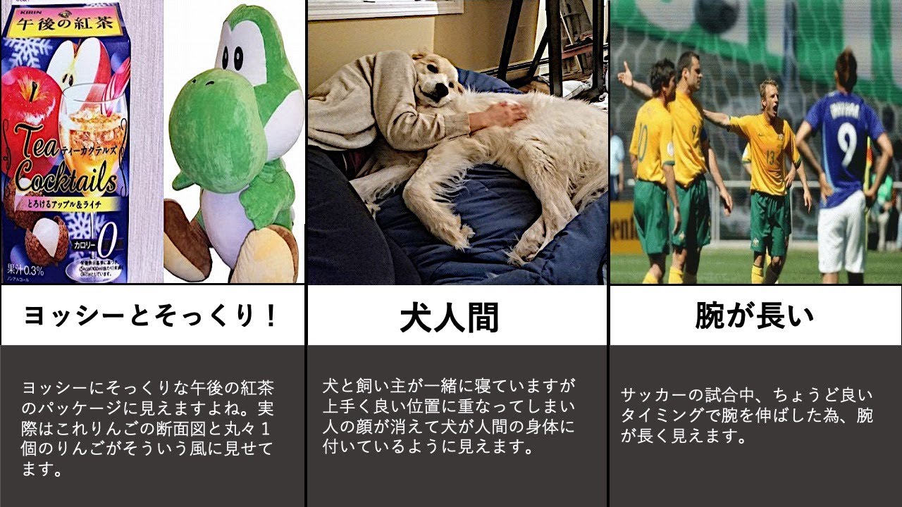【錯覚】最初に見た時騙される奇跡の画像集①【2ch面白まとめ】
