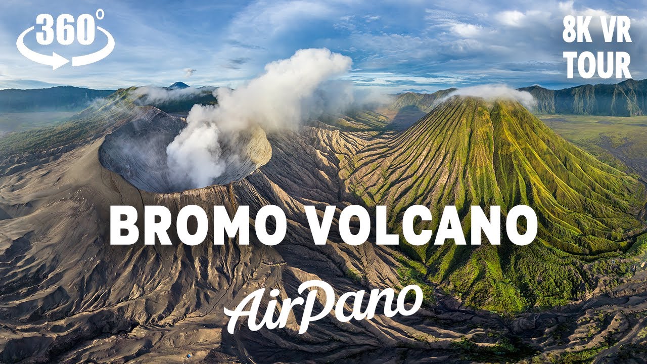 360 Virtual Tour №2. Bromo Volcano, Java Island, Indonesia