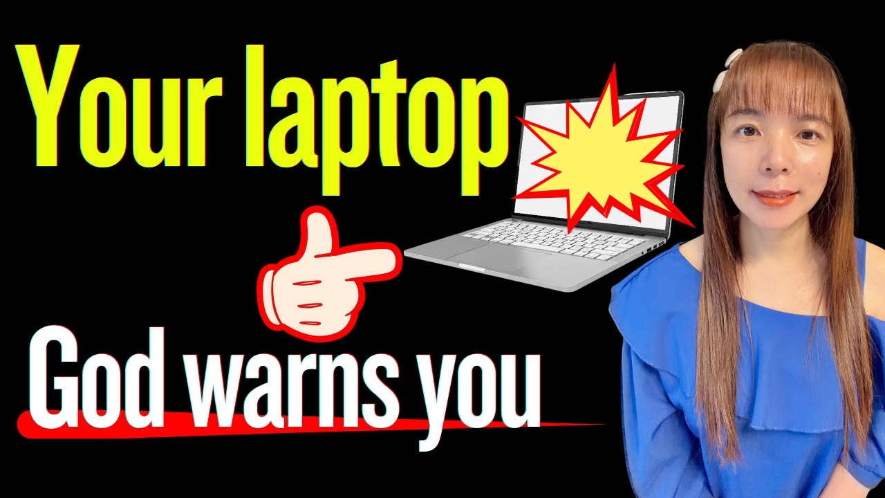 God told me to warn you, YOUR COMPUTER, LAPTOP~~.  #propheticword #computer #laptop