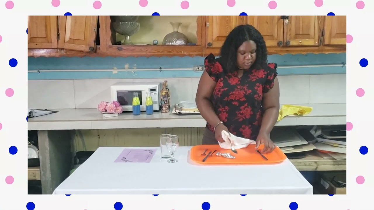 Table Setting for a Two Course Meal