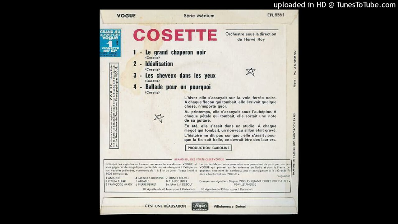 Cosette A2 Idealisation