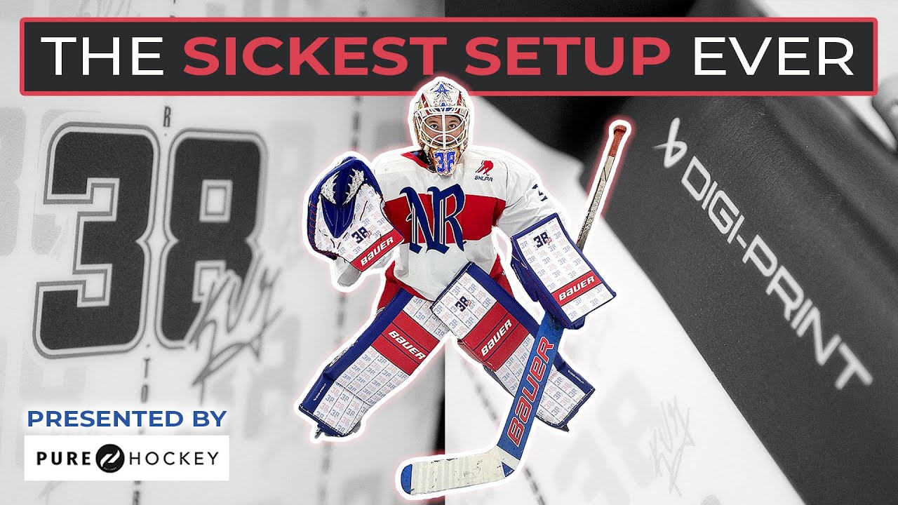 This is the sickest setup ever! Custom Bauer DIGI-PRINT collab with Pure Hockey.
