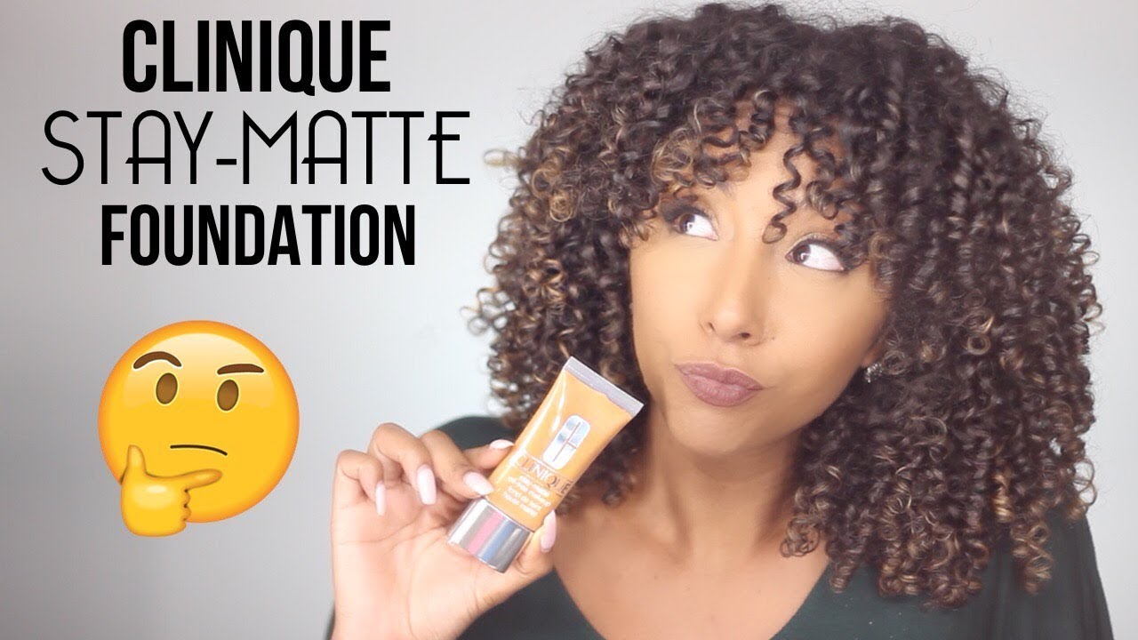 Clinique Stay-Matte Foundation Review! | BiancaReneeToday