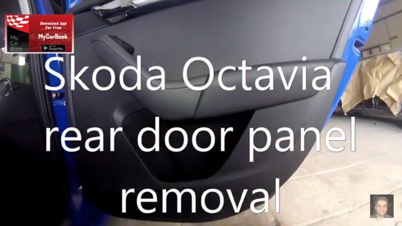 Skoda Octavia 2012&ndash;2019  rear door panel removal