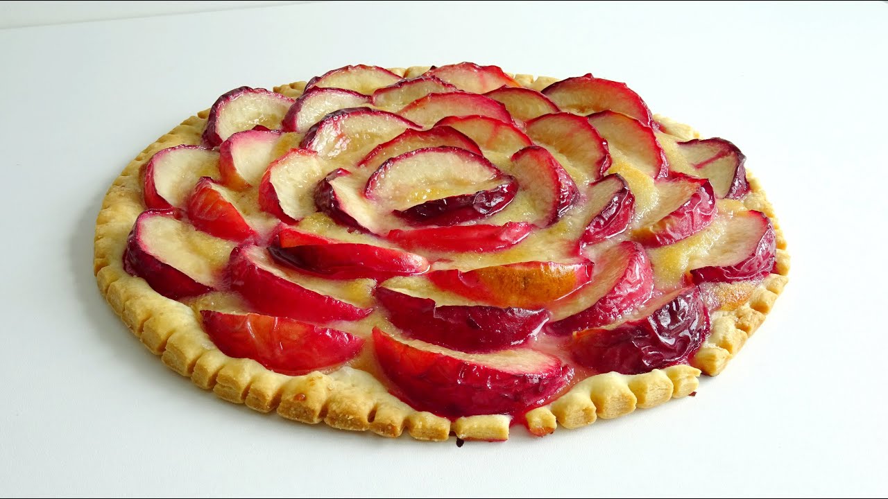 Tarte aux pêches blanches, facile à réaliser [TUTO]