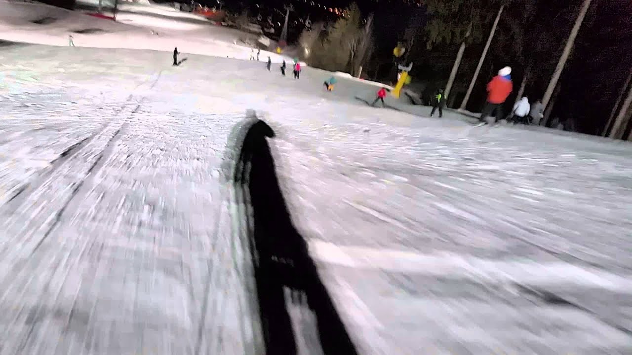 Night ski in Riscone (Korer)