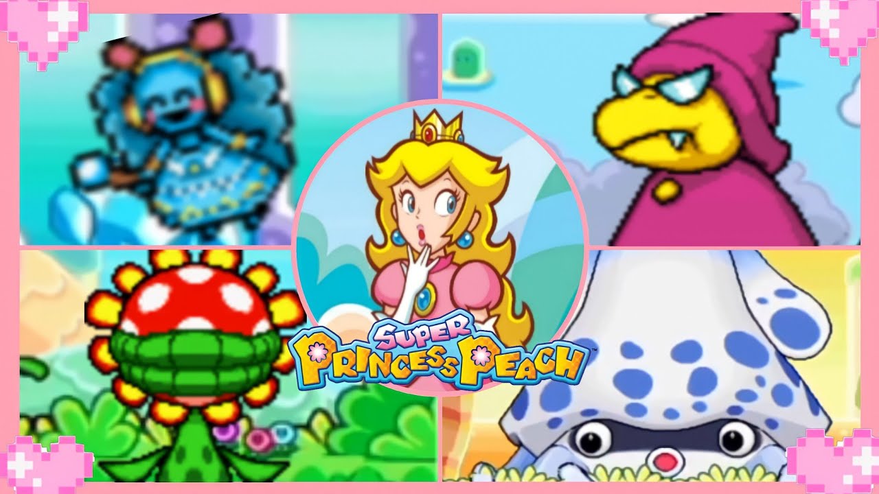 🌸 Super Princess Peach (All Bosses) 💗