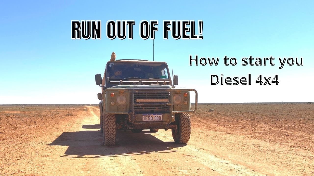 Run out of fuel,  Get your Diesel 4x4 started? Land Rover Perentie