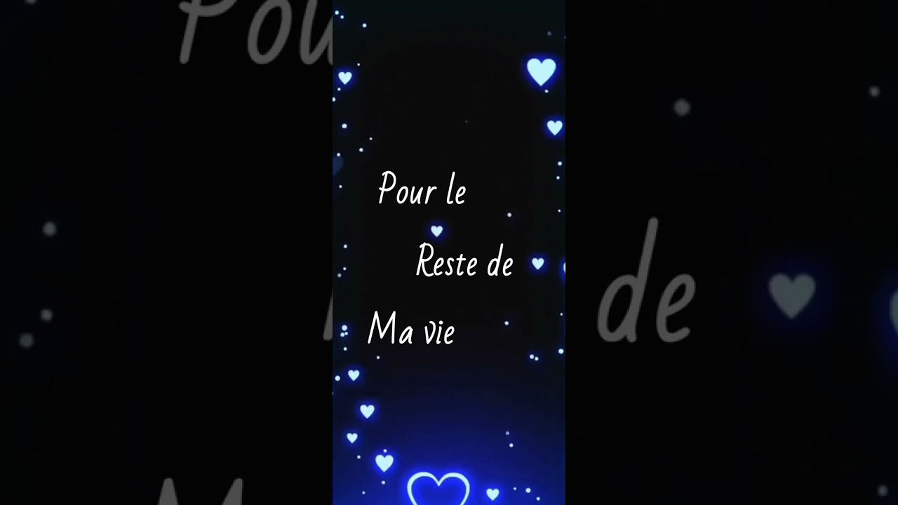 Pour le reste de ma vie 