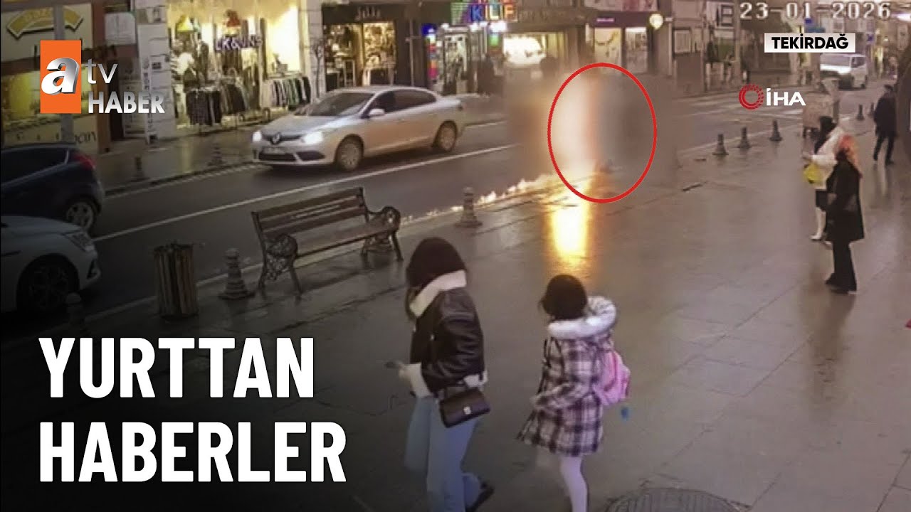 Motosiklet bir anda alev aldı - atv Ana Haber 24 Ocak 2026