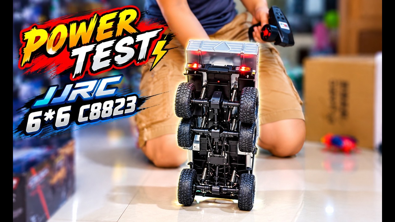 Can This 6x6 RC Truck Survive The Ultimate Power Test? (JJRC C8823)