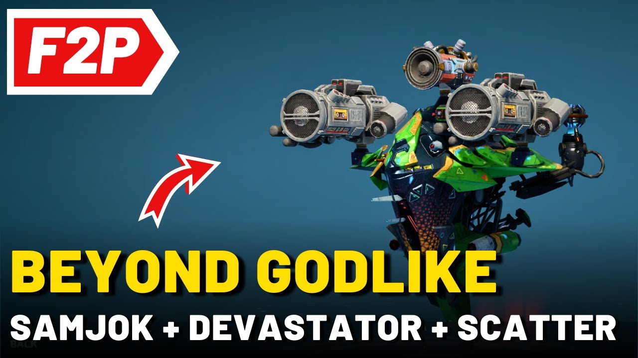 Samjok Devastator Scatter - War Robots Free to Play Gameplay (No Commentary) WR F2P