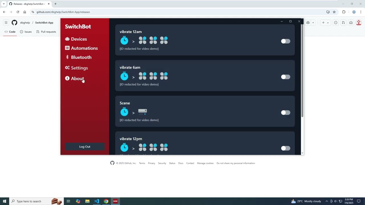 SwitchBot Desktop App for Windows / macOS / Linux