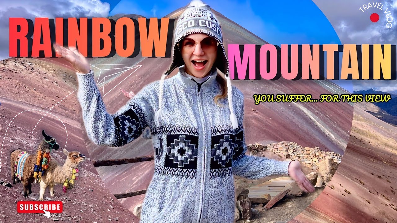 RAINBOW MOUNTAIN PERU. Breathless at 17,000 feet - Worth it🤔? Vinicunca, Montaña de 7 Colores Vlog