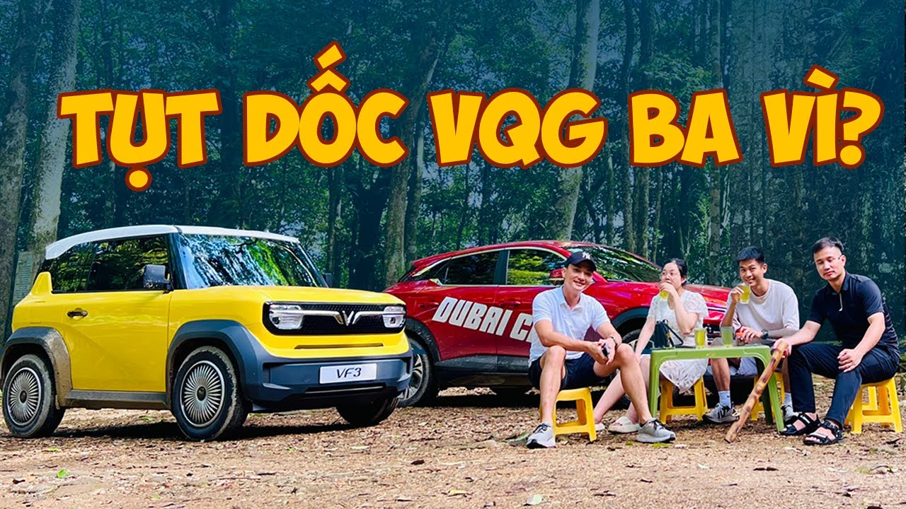 Xế Cộng thử thách Vinfast VF3 dốc 12% tại VQG Ba Vì