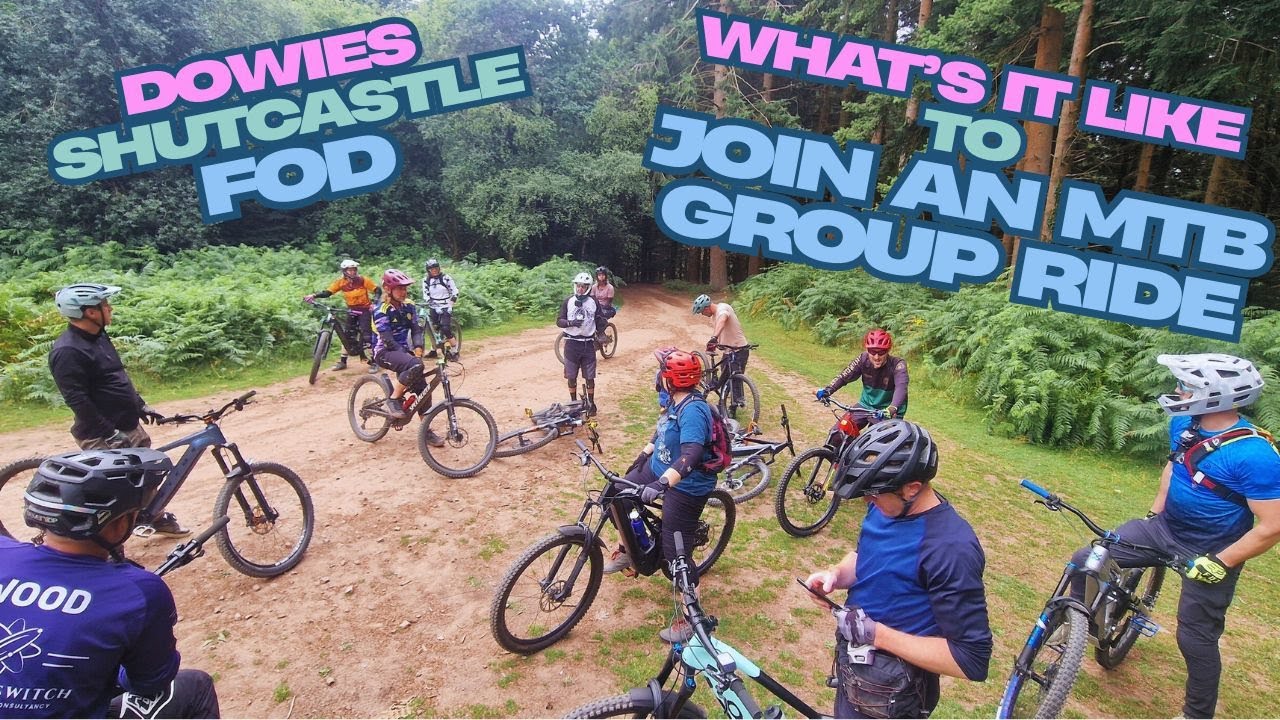 What it’s like to join an MTB Group Ride |Dowie’s, Shutcastle and FOD off piste | #mtb #singletrack