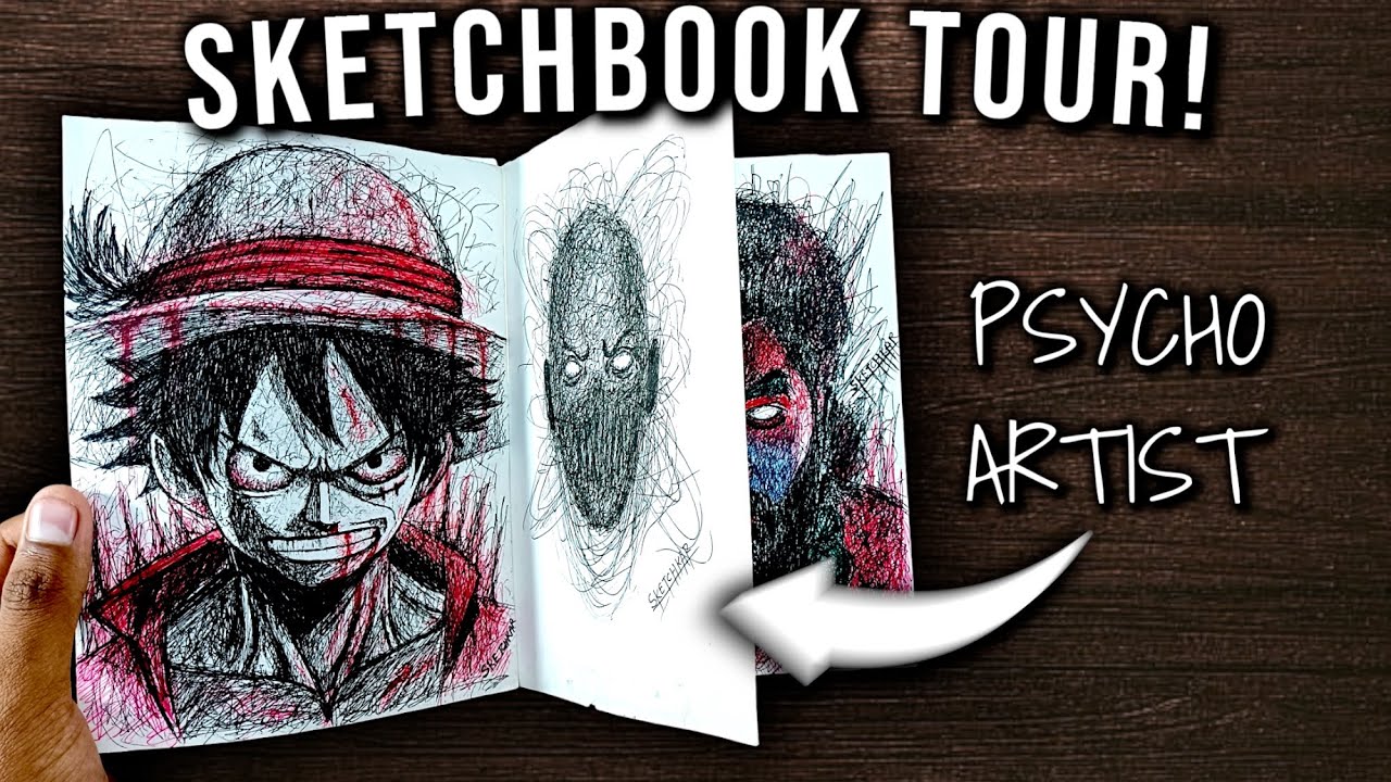 My SKETCHBOOK TOUR ( I Am Not a Psycho Artist)