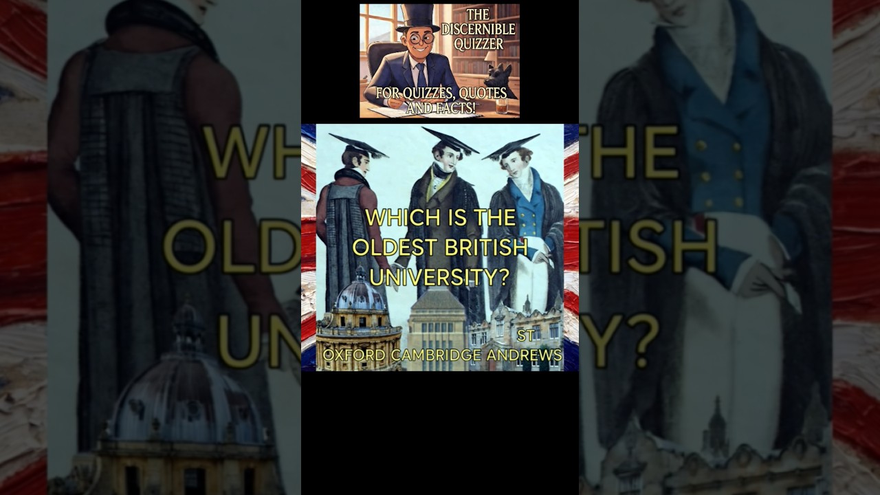 Which is the oldest British University? #history #quiz