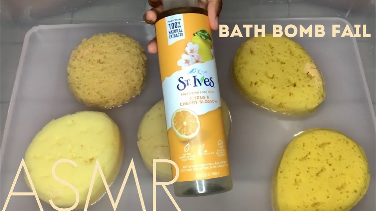 ASMR | Bath Bomb, Bath Sponges & Body Wash 🛁