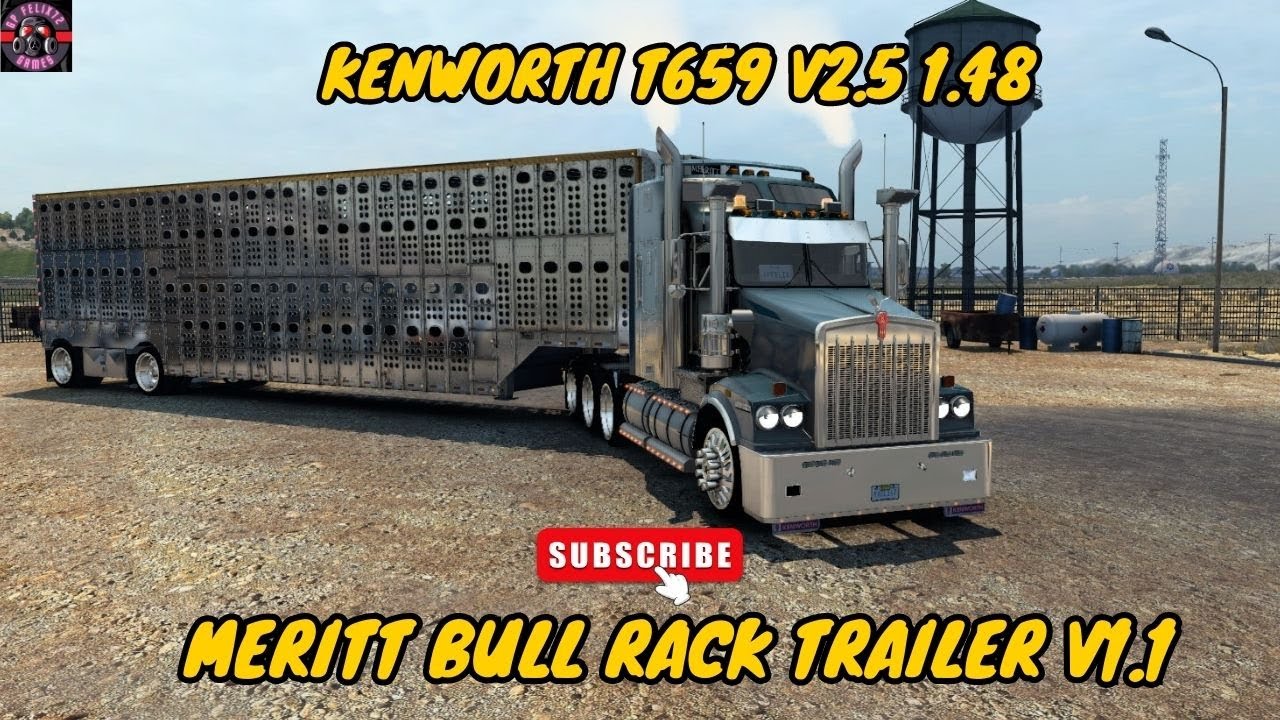 KENWORTH T659 V2.5 - Free ATS Truck Mod 1.48