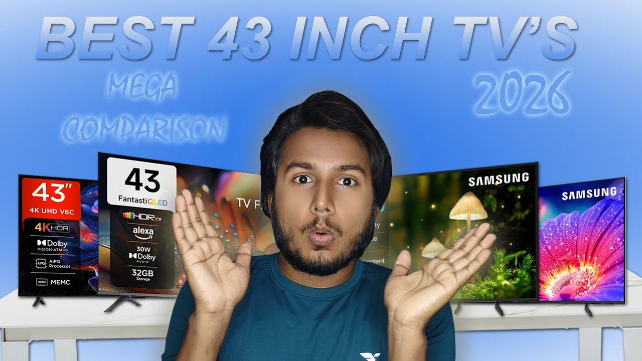 Top 10 Best 43 Inch Smart TVs 2026 🔥 Flipkart Republic Day Sale Buying Guide