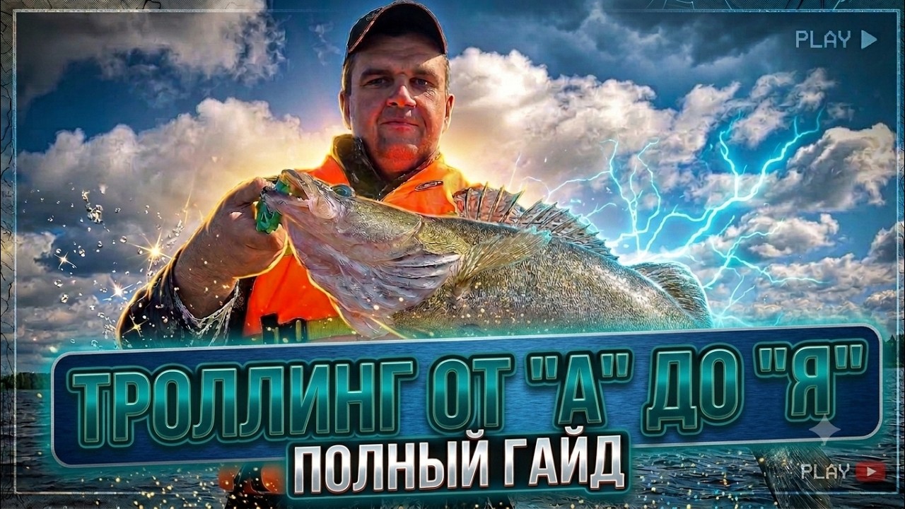 Троллинг для начинающих. Очень подробно на воде.