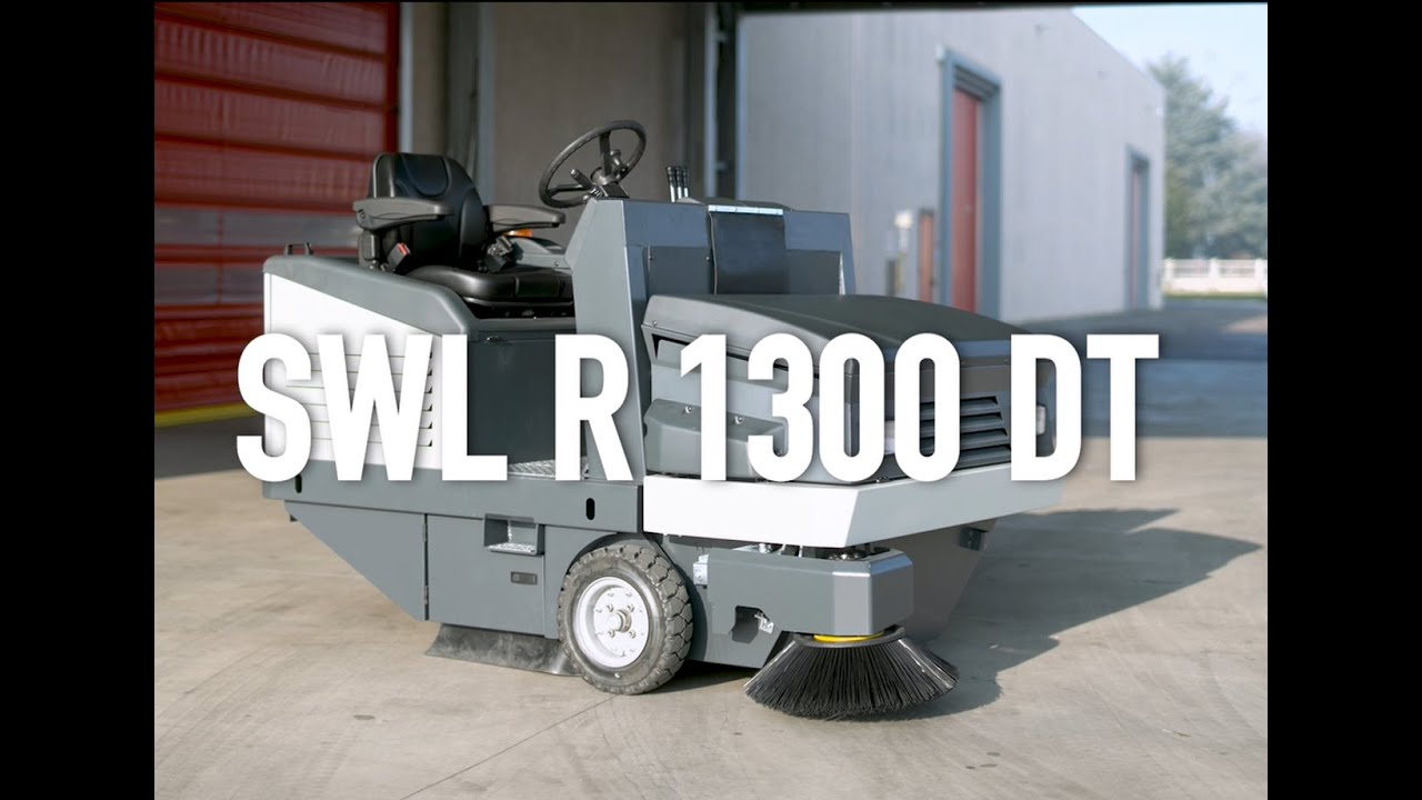 RIDE-ON FLOOR SWEEPER LAVOR SWL R 1300 DT – Short