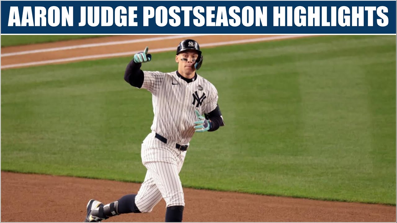 Aaron Judge Postseason Highlights (2017-2025)