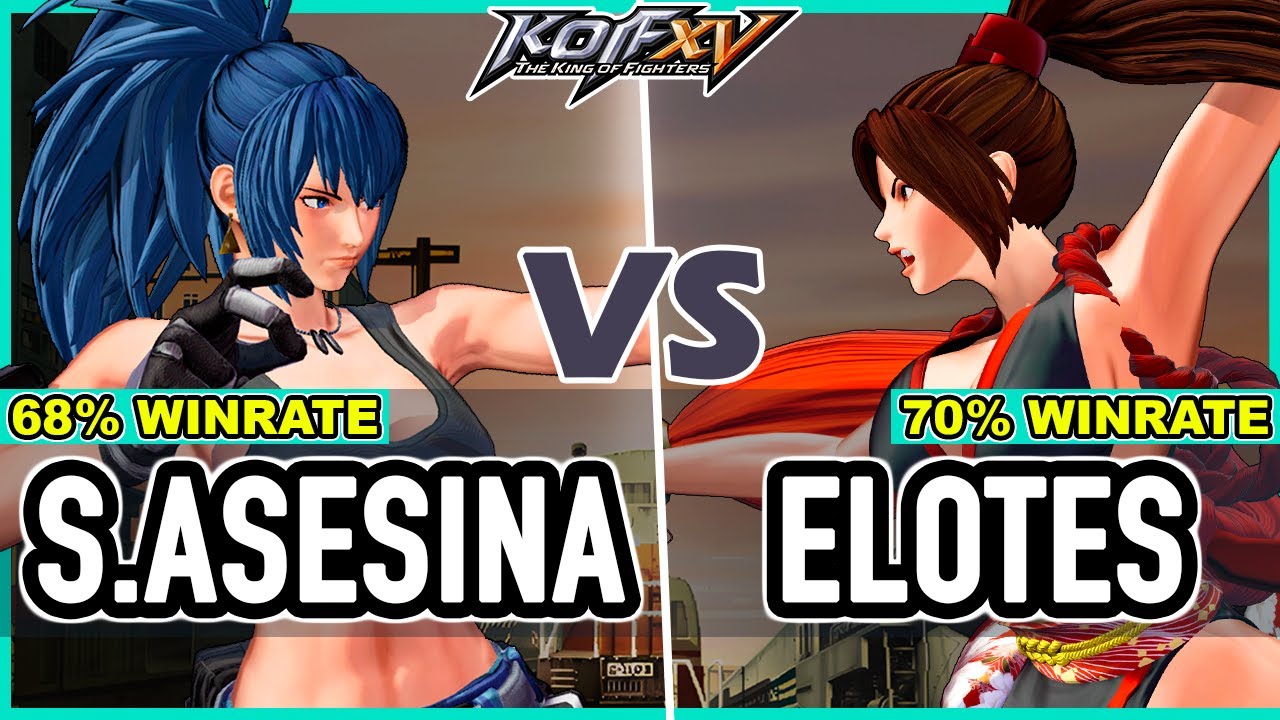 KOF XV 🔥 Shermie Asesina (Leona/Athena/Shermie) vs Elotes (Mai/Iori/Clark)