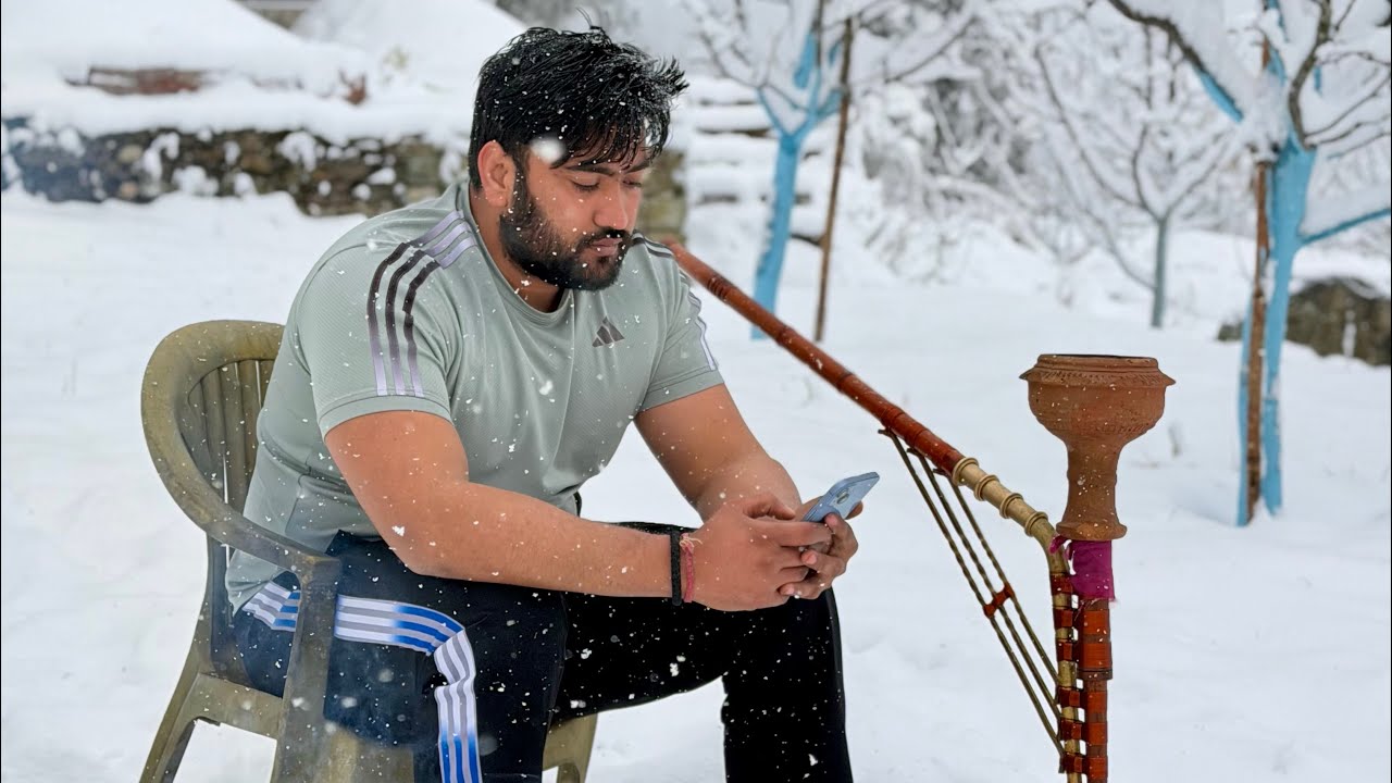 Snow fall ⛄️Mai mza he aa gya 