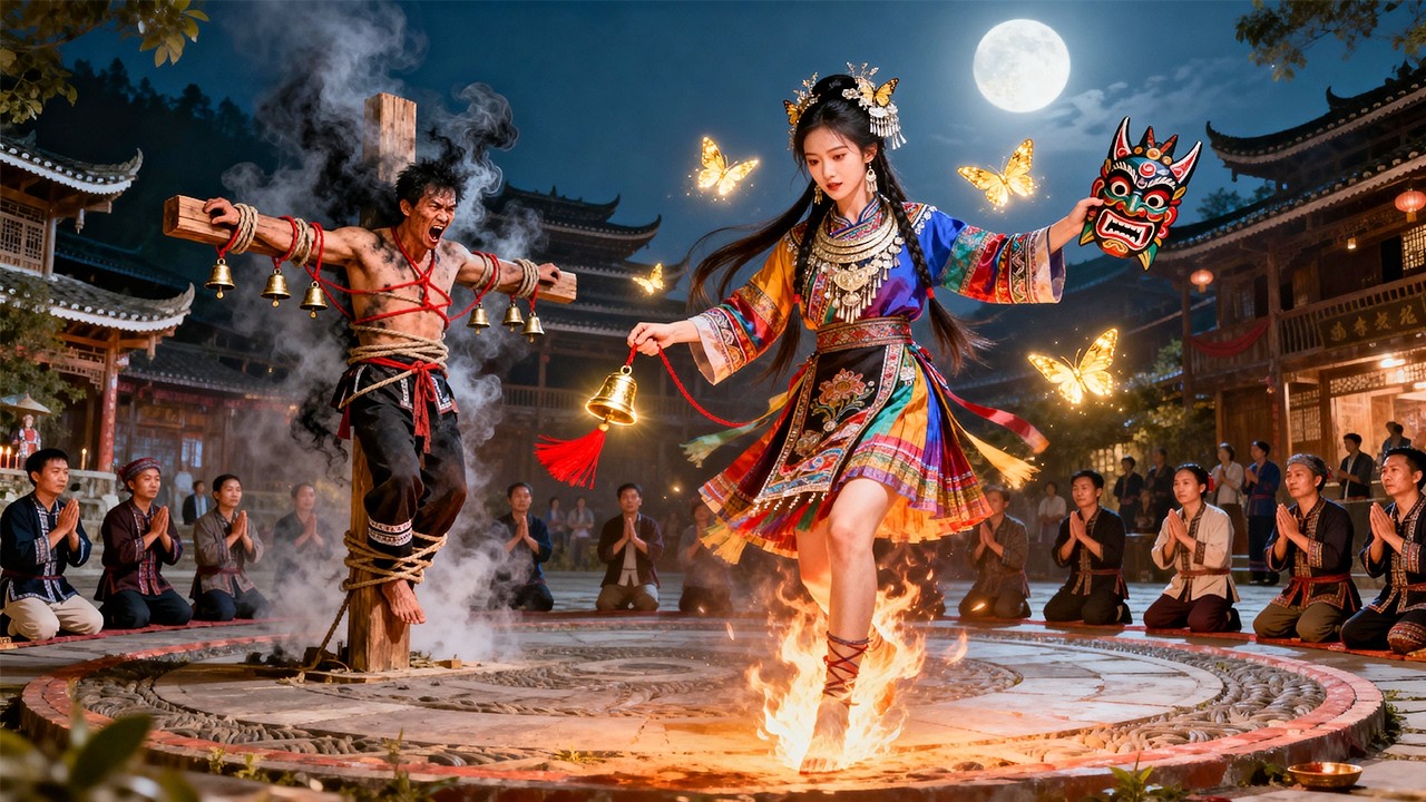He was tormented by evil spirits, and no one could cure him. The villagers then awakened a shaman...