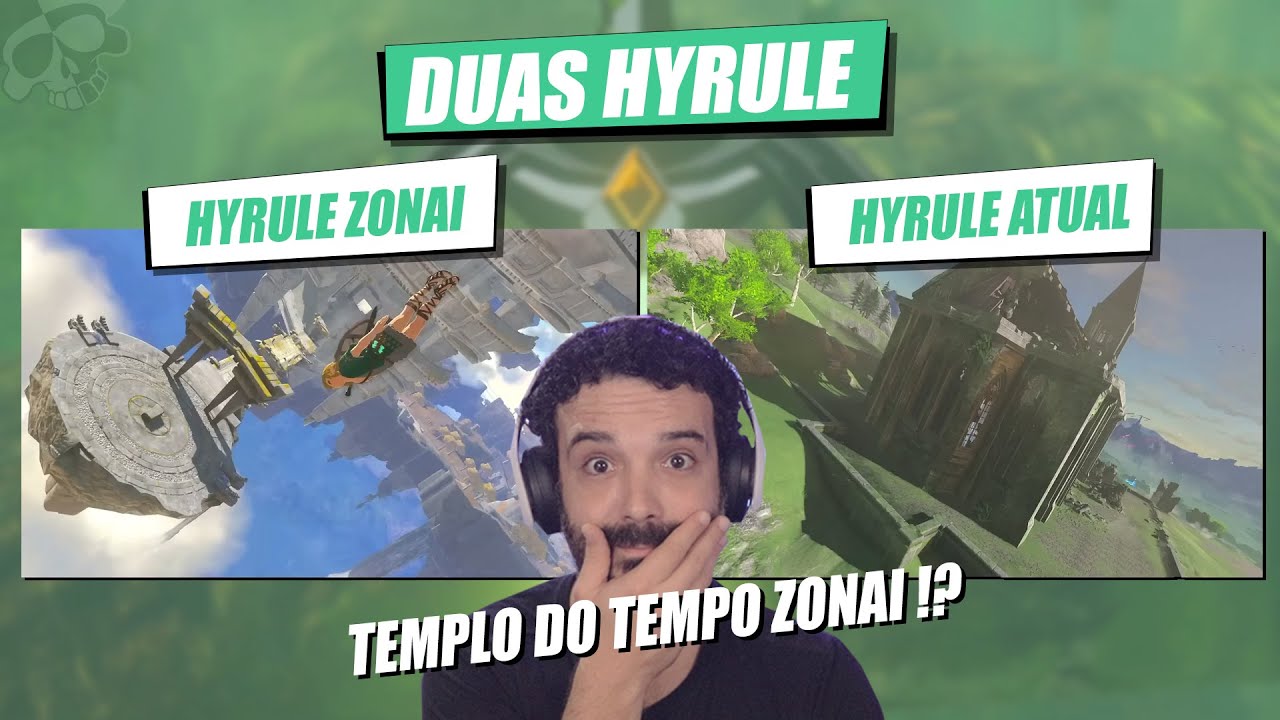 ZELDA TEARS OF THE KINGDOM - TEREMOS DUAS HYRULE? TEMPLO DO TEMPO ZONAI?