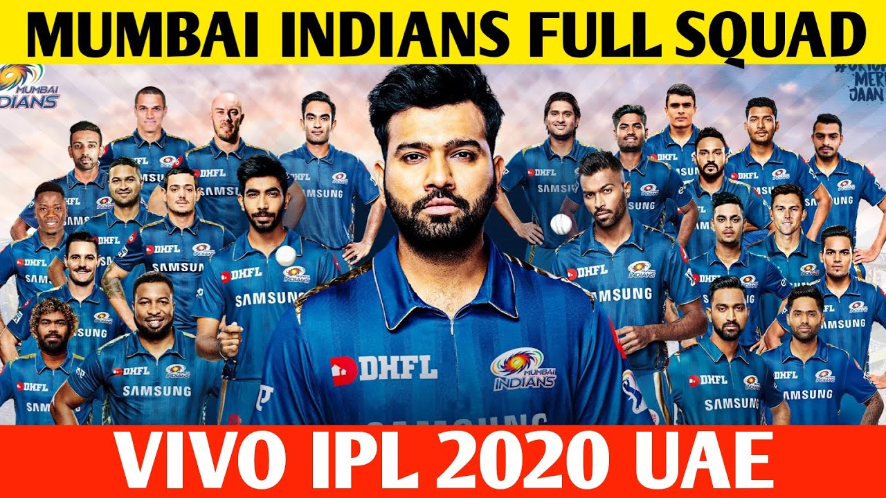 Mumbai Indians Full Squad IPL 2020 | Mi Squad 2020 | IPL 2020 UAE