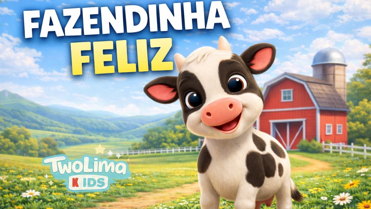 Fazendinha Feliz 🐮🐷🐔 | Música Infantil | TwoLima Kids