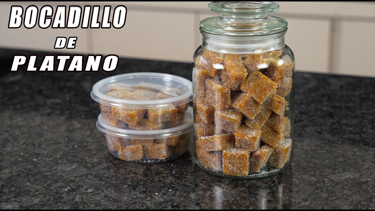 BOCADILLOS DE PLATANO MADURO