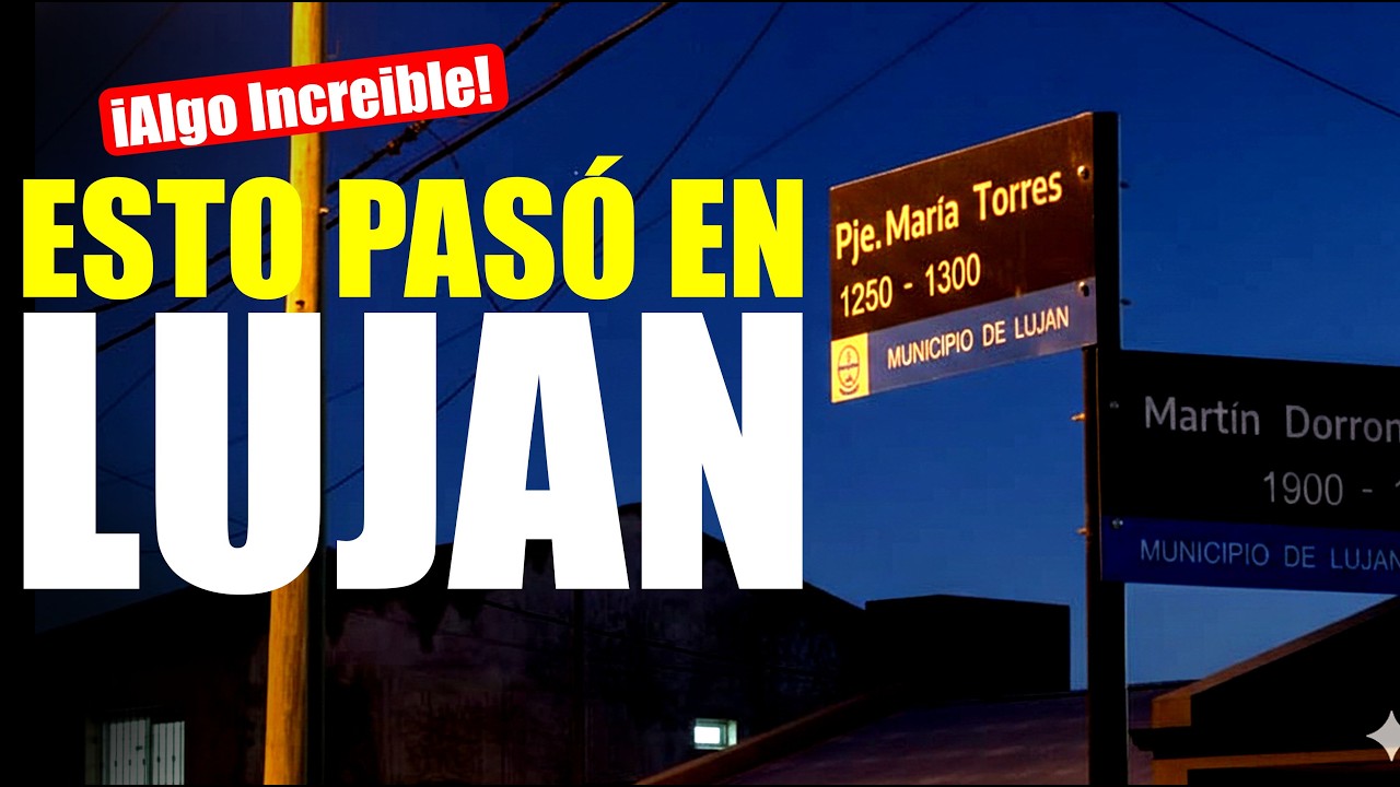 🔥ESTO PAS&Oacute; EN LA CIUDAD DE LUJAN Y MUY POCOS LO SABEN - nervustrack