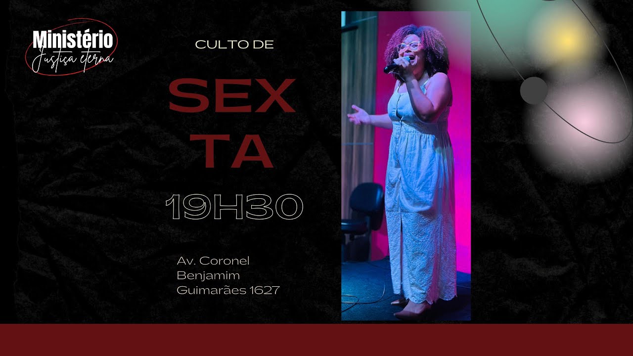 CULTO DE SEXTA- FEIRA 16/01/2026