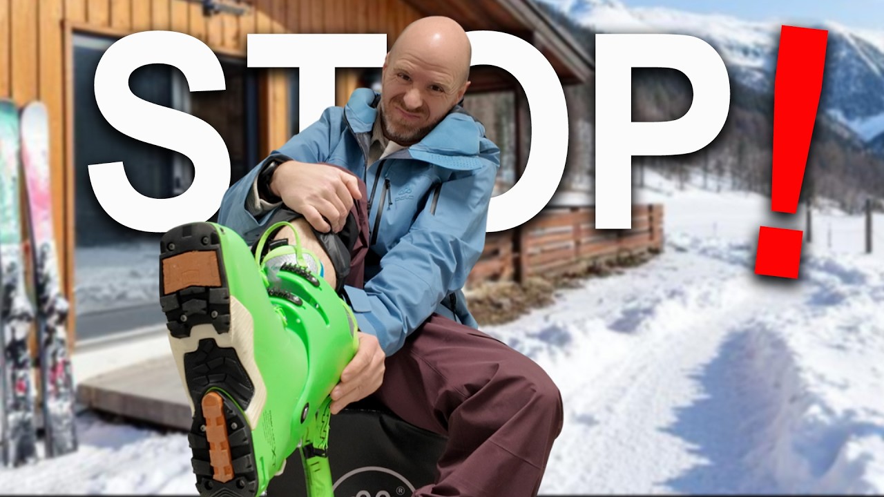 Déchausser après la journée de ski, quelle GALERE ! La méthode simple et efficace !