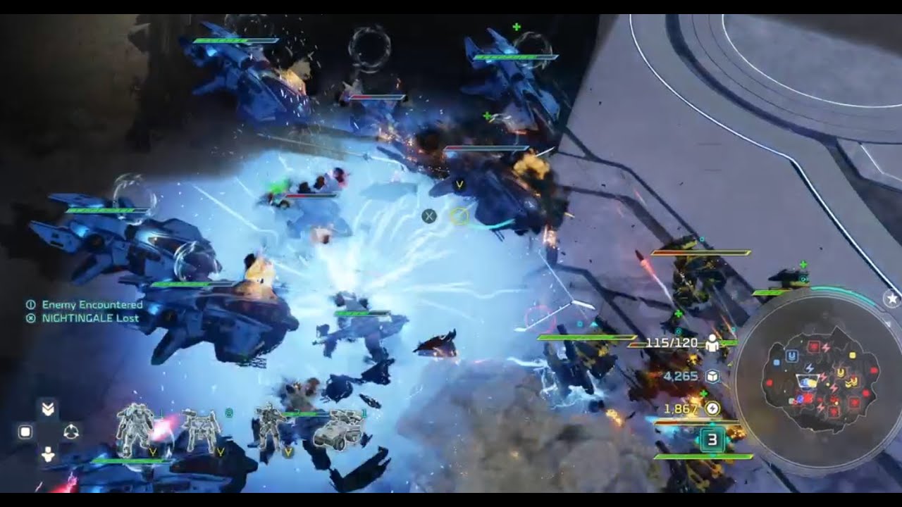 He traded Colossus for Vultures.  I kept mine.  Halo wars 2 vs 2 on Rift