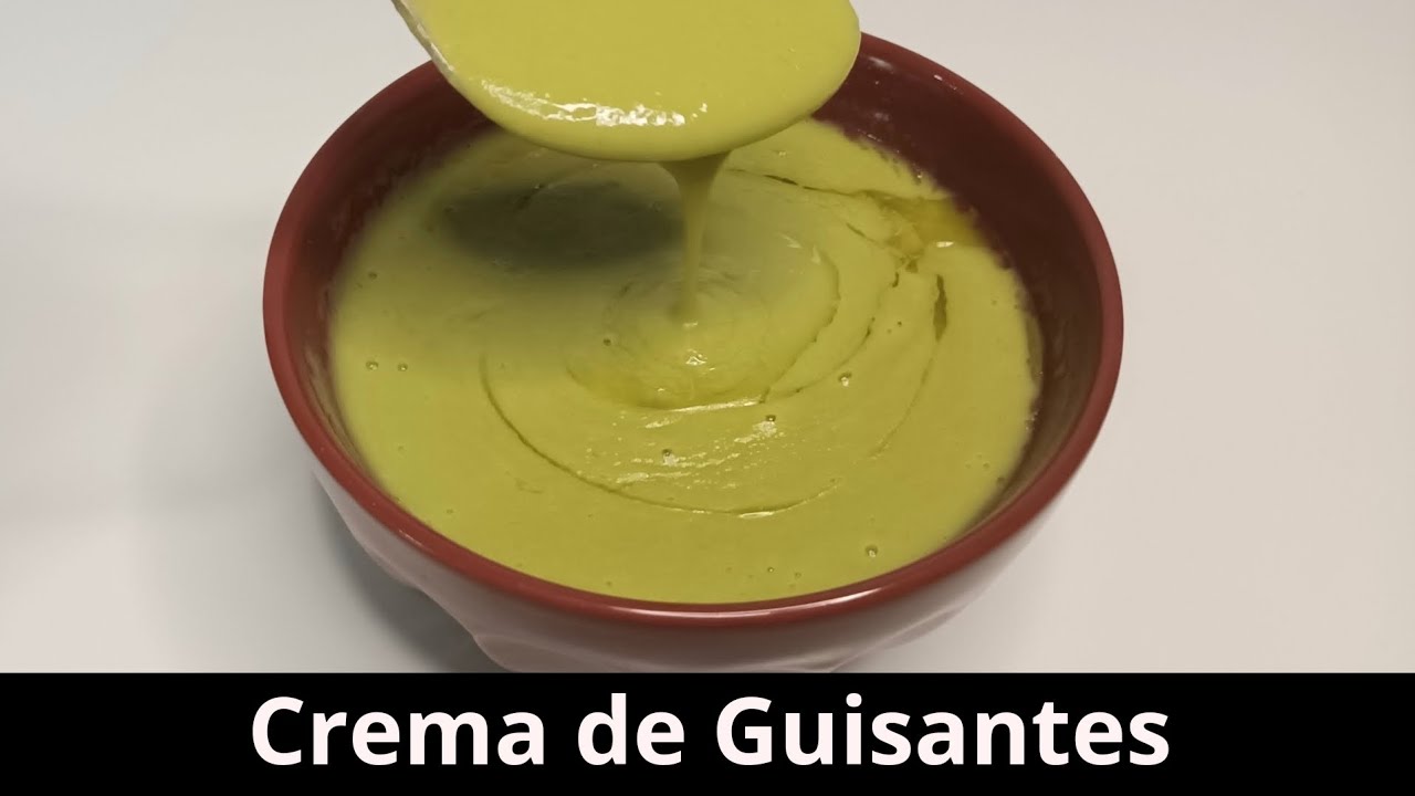 Crema de Guisantes, ideal para bebés, niños, celiacos y todos los que amamos las verduras.