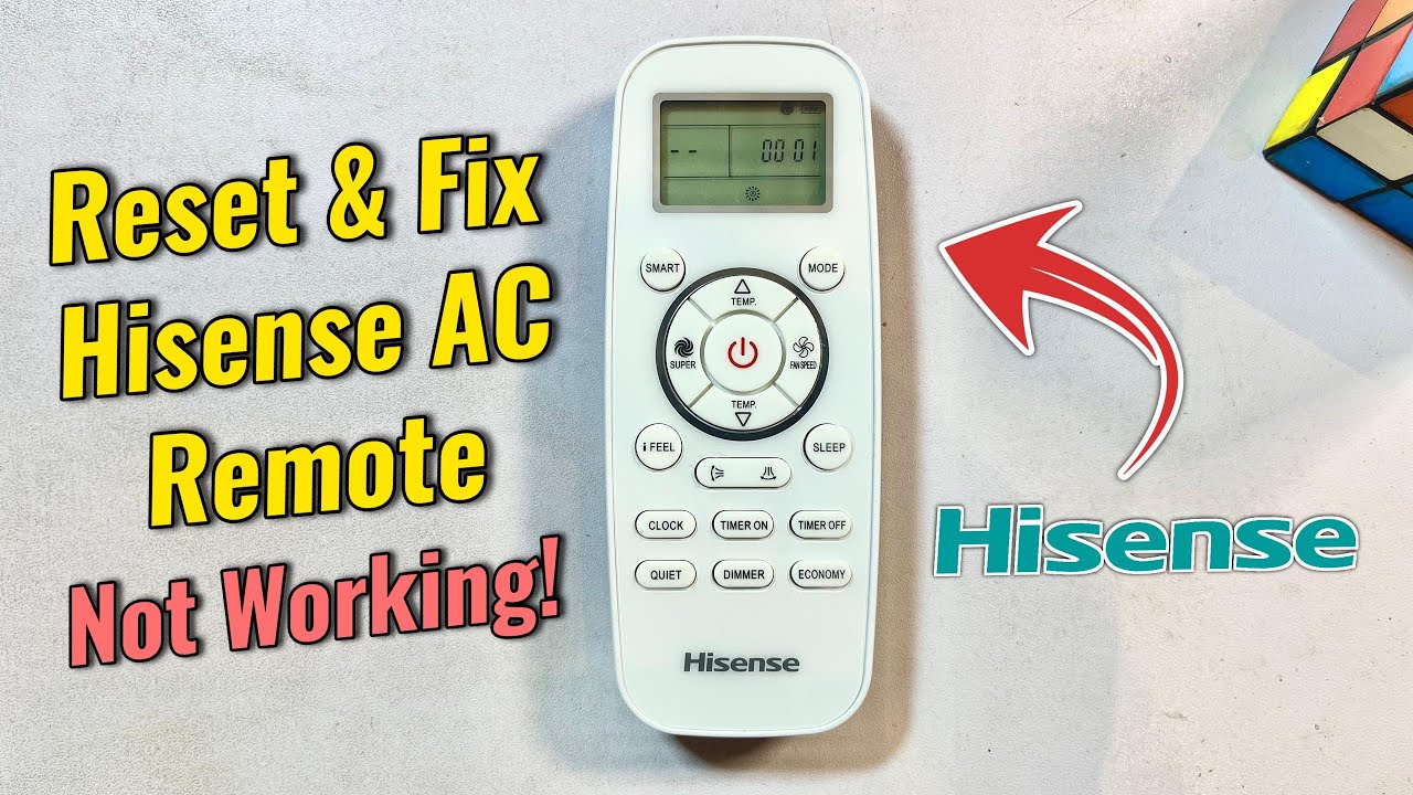 How to Reset Hisense AC Remote - Fix Remote Control Issues