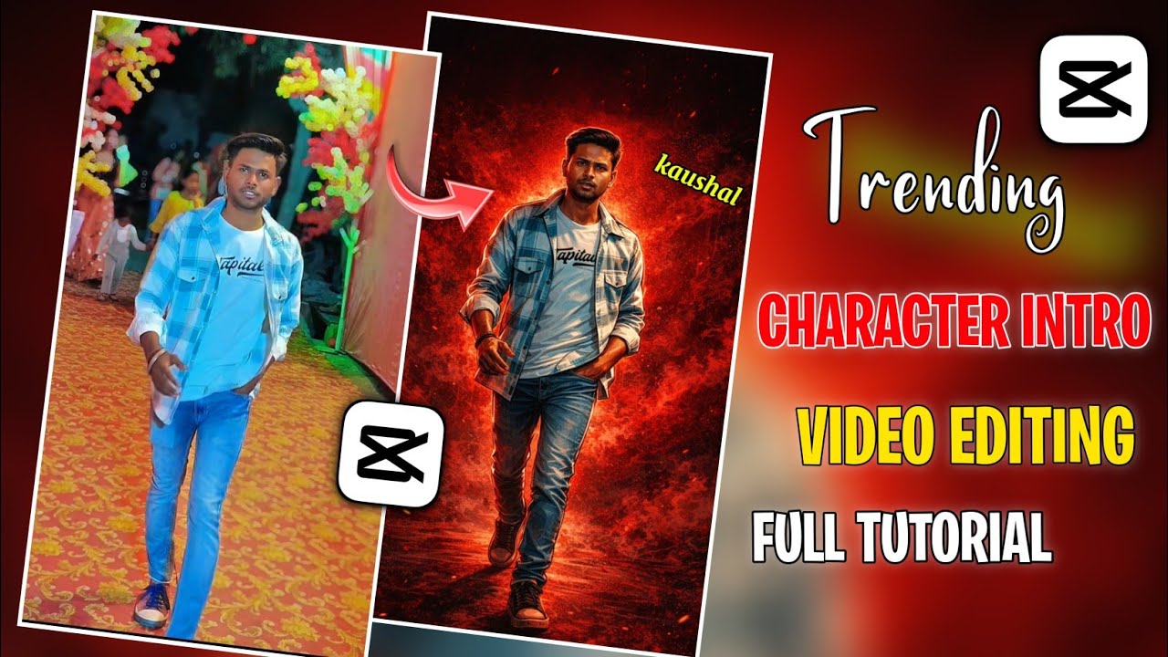 Trending Character Entry Effect 😈 | Viral Intro Video Editing