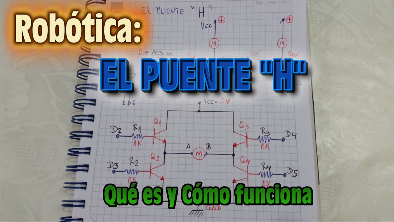 Robotica - H - Bridge - El Puente H - Que es y Como funciona - Teoria - Programacion - Practica
