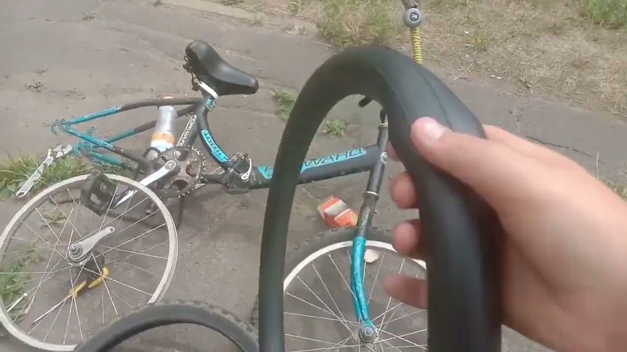 Как поменять камеру на велике